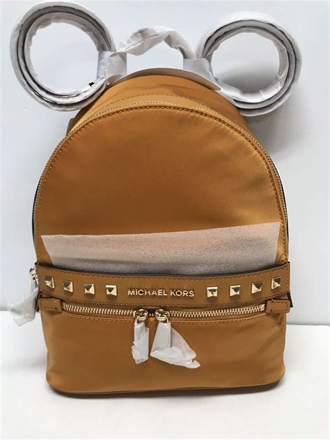 kenly michael kors backpack|Kenly Medium Studded Pebbled Leather Backpack .